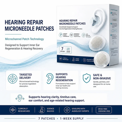 HEARING SUPPORT MICRONEEDLE PATCHES
