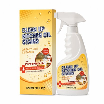 Multifunctional degreaser suitable for stovetops and range hoods; safe for daily use.