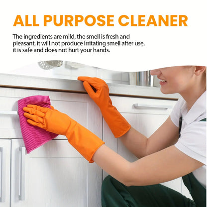 Multifunctional degreaser suitable for stovetops and range hoods; safe for daily use.